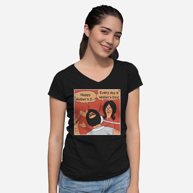 Let's Get Slappin'-womens v-neck tee-SeamusAran