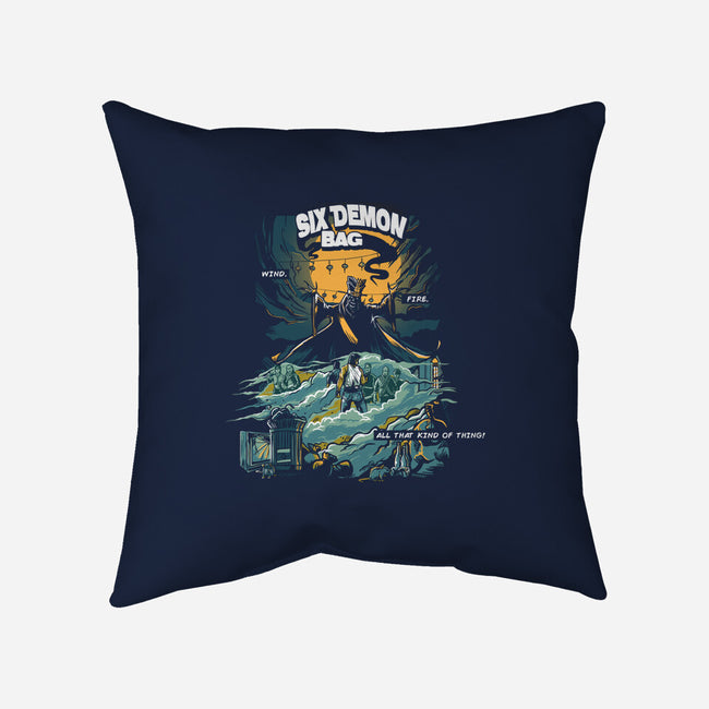 6 Demon-none removable cover w insert throw pillow-AndreusD