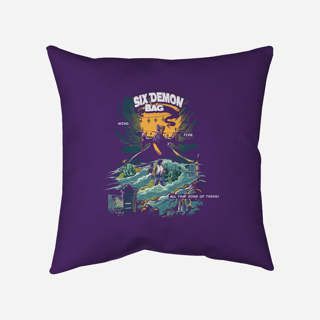 6 Demon-none removable cover w insert throw pillow-AndreusD