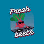 Fresh Beets-none polyester shower curtain-RoboMega