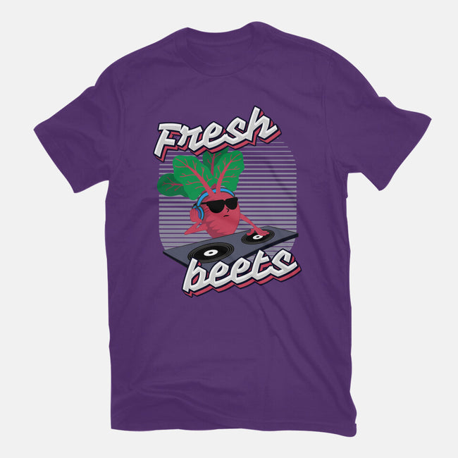 Fresh Beets-womens fitted tee-RoboMega