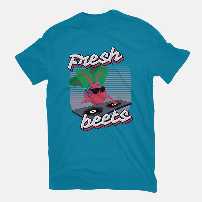 Fresh Beets-womens basic tee-RoboMega