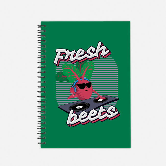 Fresh Beets-none dot grid notebook-RoboMega