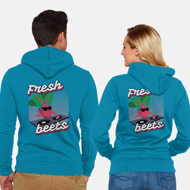 Fresh Beets-unisex zip-up sweatshirt-RoboMega