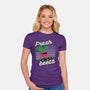 Fresh Beets-womens fitted tee-RoboMega