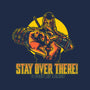 Stay Over There-womens v-neck tee-AndreusD