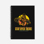 Stay Over There-none dot grid notebook-AndreusD