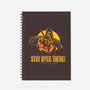 Stay Over There-none dot grid notebook-AndreusD