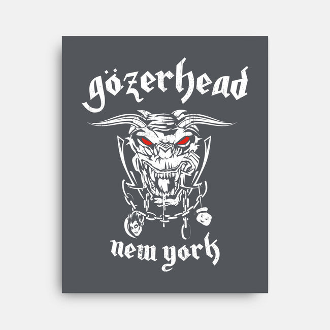 Gozerhead-none stretched canvas-RBucchioni