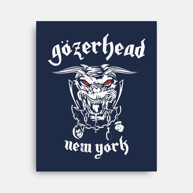 Gozerhead-none stretched canvas-RBucchioni