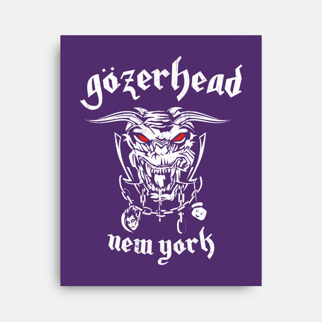 Gozerhead-none stretched canvas-RBucchioni