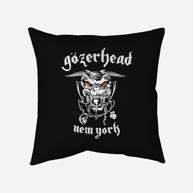 Gozerhead-none removable cover w insert throw pillow-RBucchioni