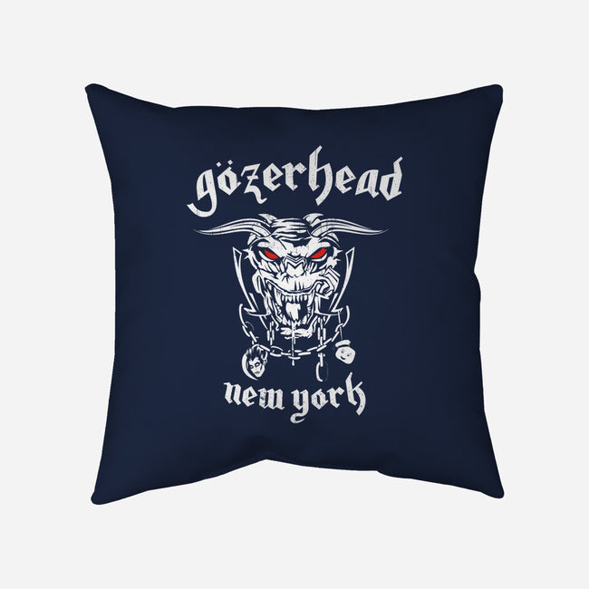Gozerhead-none removable cover w insert throw pillow-RBucchioni