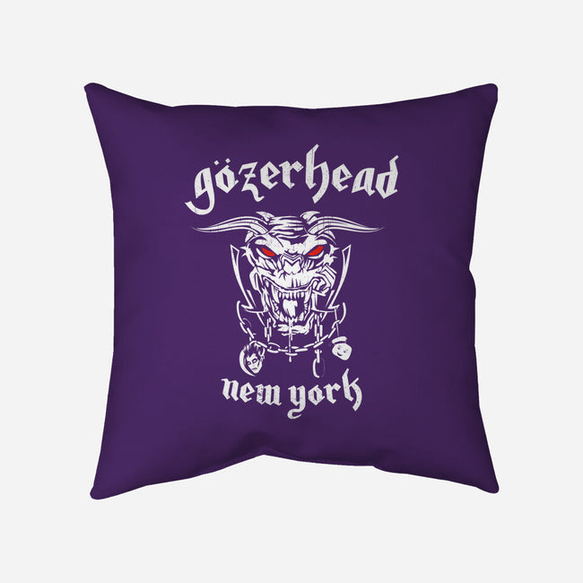 Gozerhead-none removable cover w insert throw pillow-RBucchioni
