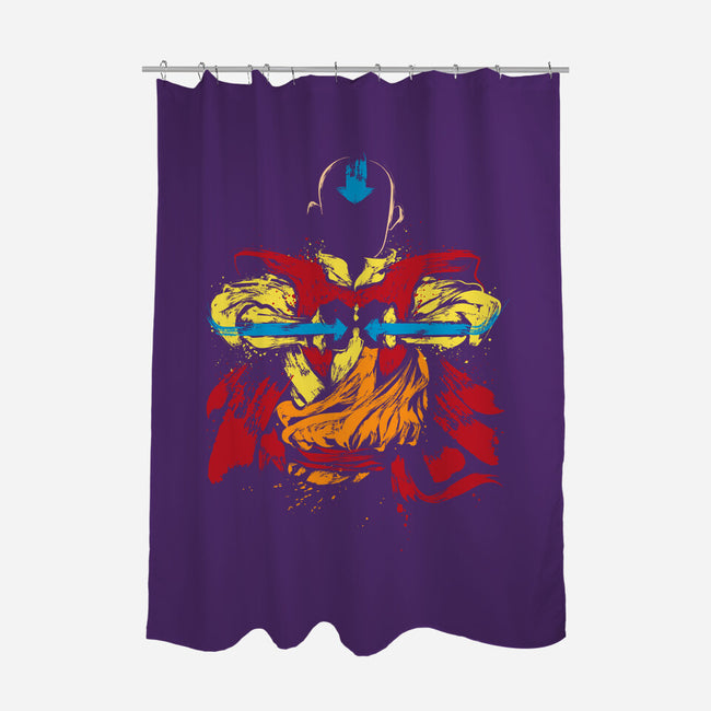 The Air Nomad-none polyester shower curtain-DrMonekers
