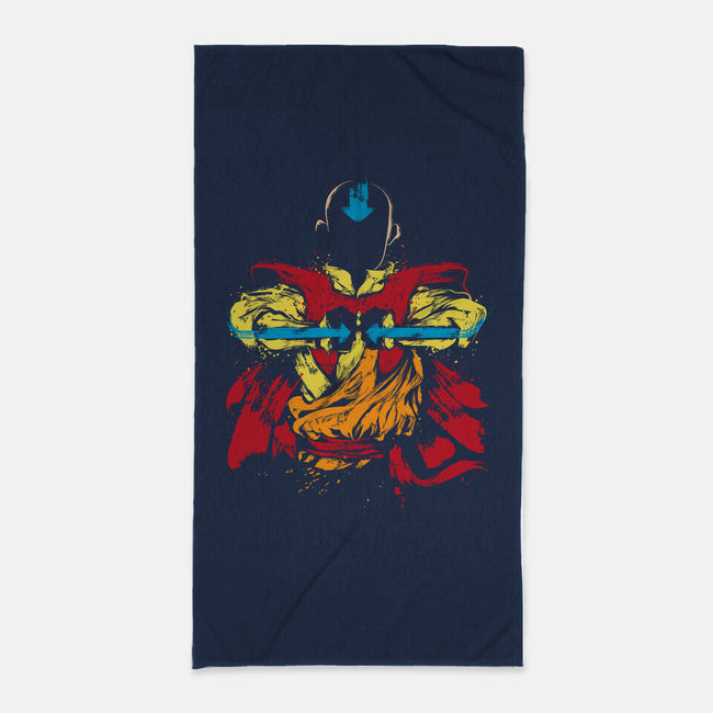 The Air Nomad-none beach towel-DrMonekers