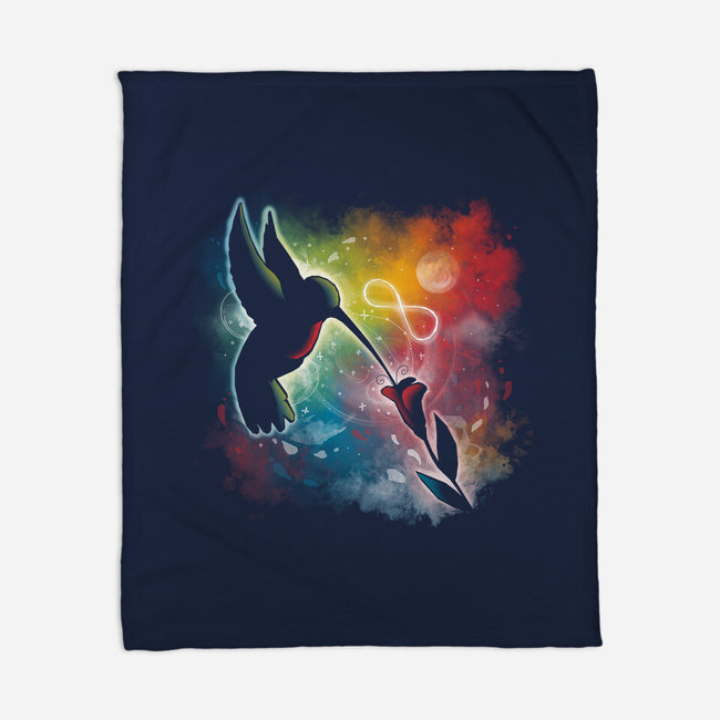 Humming Bird Colors-none fleece blanket-Vallina84