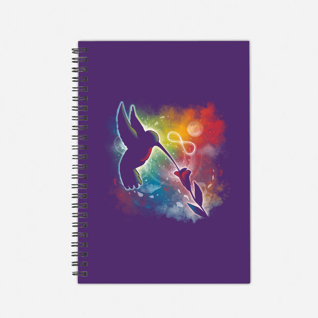 Humming Bird Colors-none dot grid notebook-Vallina84