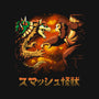 Smash Kaiju-womens fitted tee-Andriu