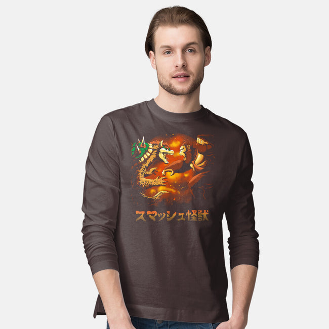 Smash Kaiju-mens long sleeved tee-Andriu