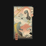 Kaiju Fight In Edo-none drawstring bag-vp021