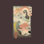 Kaiju Fight In Edo-none drawstring bag-vp021