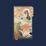 Kaiju Fight In Edo-mens heavyweight tee-vp021