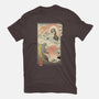 Kaiju Fight In Edo-womens basic tee-vp021