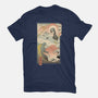 Kaiju Fight In Edo-womens basic tee-vp021