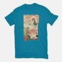 Kaiju Fight In Edo-womens basic tee-vp021