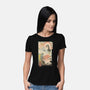 Kaiju Fight In Edo-womens basic tee-vp021
