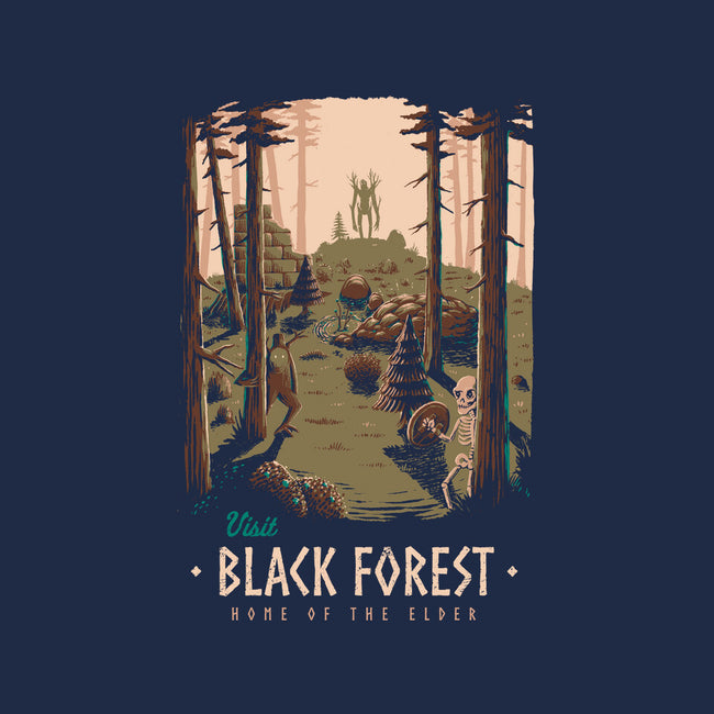 Black Forest-none zippered laptop sleeve-Azafran