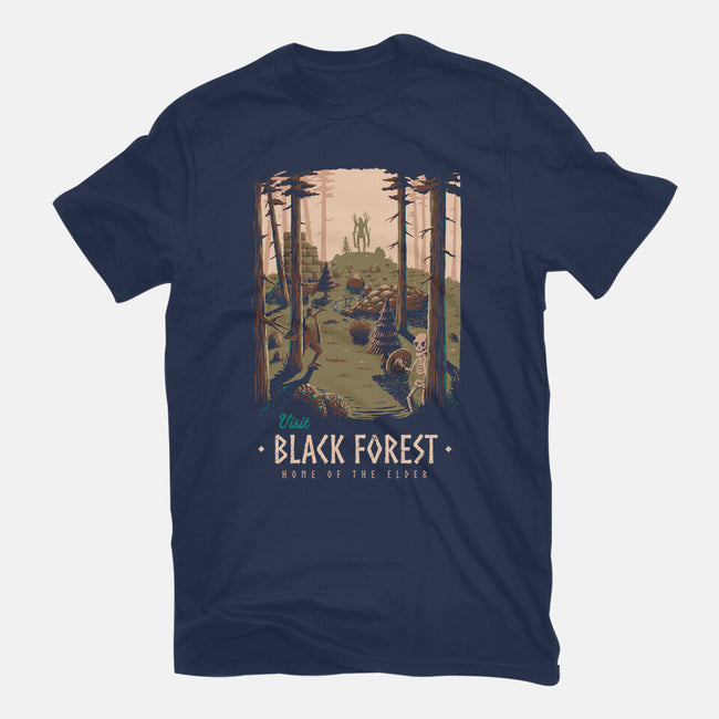 Black Forest-womens basic tee-Azafran
