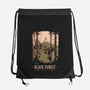 Black Forest-none drawstring bag-Azafran