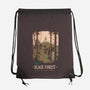Black Forest-none drawstring bag-Azafran