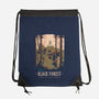 Black Forest-none drawstring bag-Azafran
