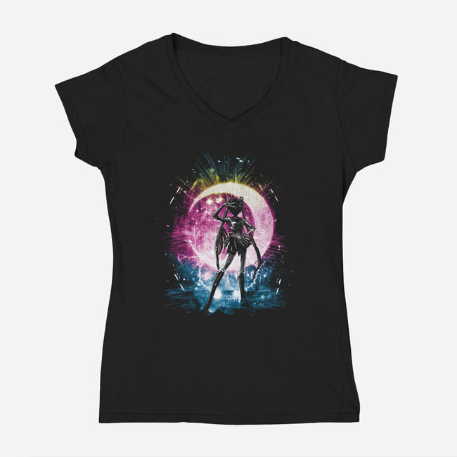 Sailor Storm-womens v-neck tee-kharmazero