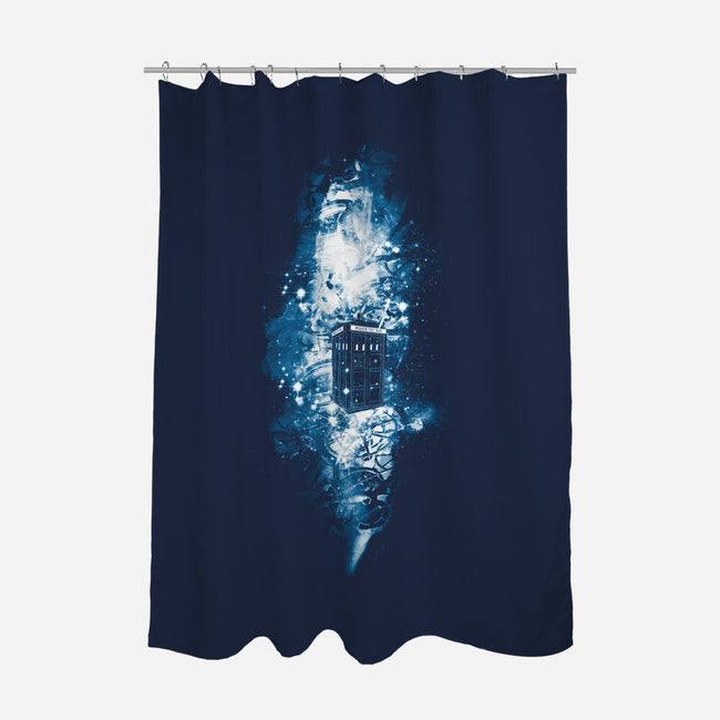 Lost In Space-none polyester shower curtain-kharmazero