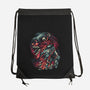 Break the Walls Down-none drawstring bag-glitchygorilla