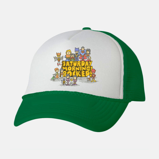 Saturday Mornings Rocked!-unisex trucker hat-kg07