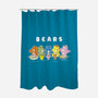 B-E-A-R-S-none polyester shower curtain-turborat14
