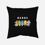 B-E-A-R-S-none removable cover w insert throw pillow-turborat14