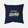 B-E-A-R-S-none removable cover w insert throw pillow-turborat14