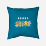 B-E-A-R-S-none removable cover w insert throw pillow-turborat14