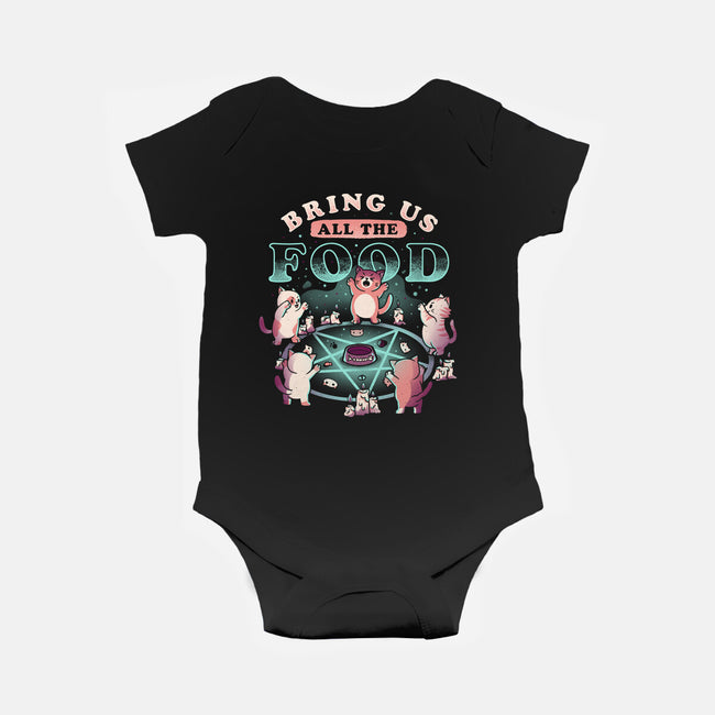 Bring Us All the Food-baby basic onesie-eduely