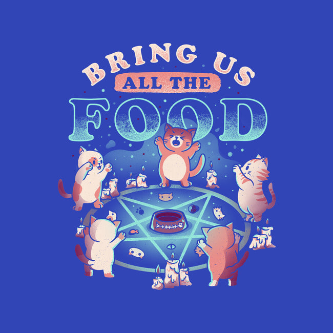 Bring Us All the Food-womens off shoulder tee-eduely
