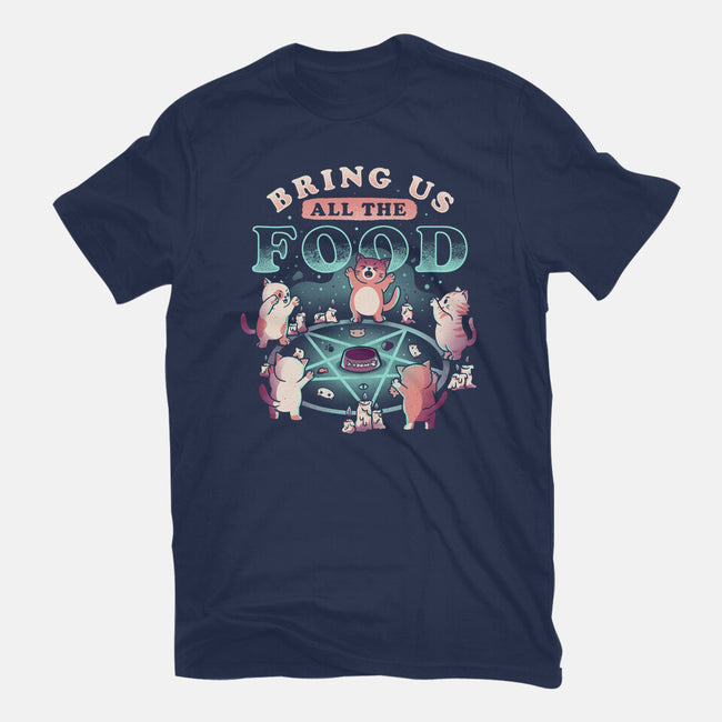 Bring Us All the Food-mens basic tee-eduely