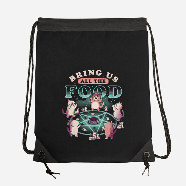 Bring Us All the Food-none drawstring bag-eduely
