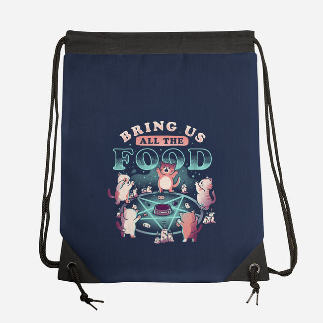 Bring Us All the Food-none drawstring bag-eduely