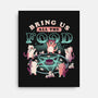 Bring Us All the Food-none stretched canvas-eduely